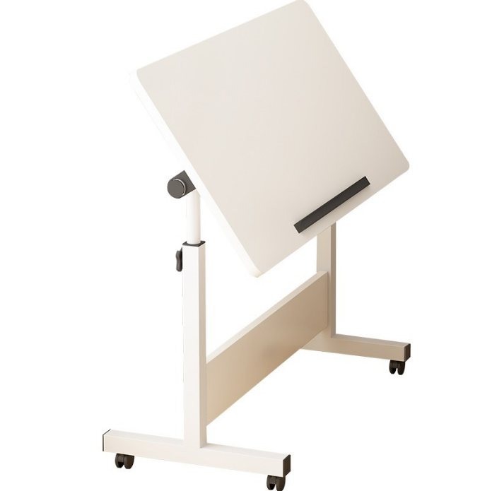 Foldable lifting desk computer desk (white 60*40cm)