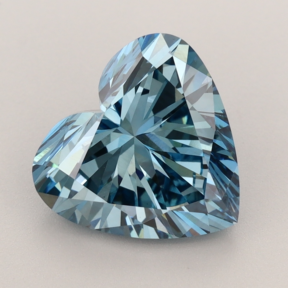 IGI 培育藍色心形鑽石 3.02 F.V.B VS1 EX EX N