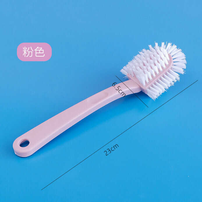 Multifunctional cleaning brush shoe brush (pink)