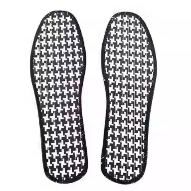 (a pair) bamboo fiber breathable insole for men and women (size 38)
