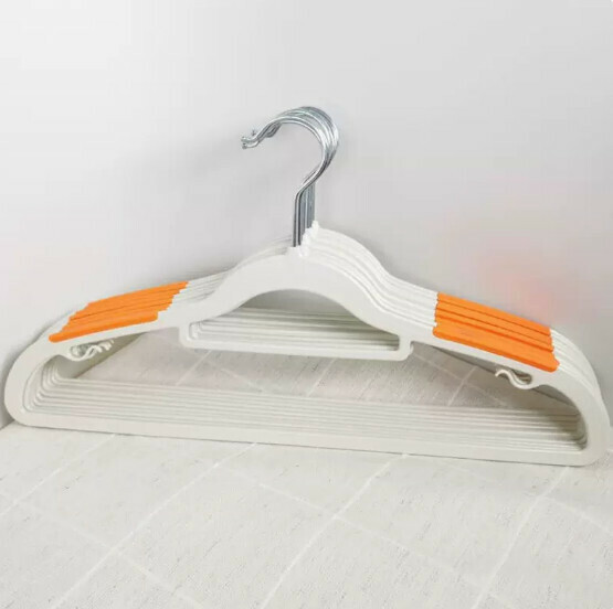 10 Pack non-slip hanger (orange)