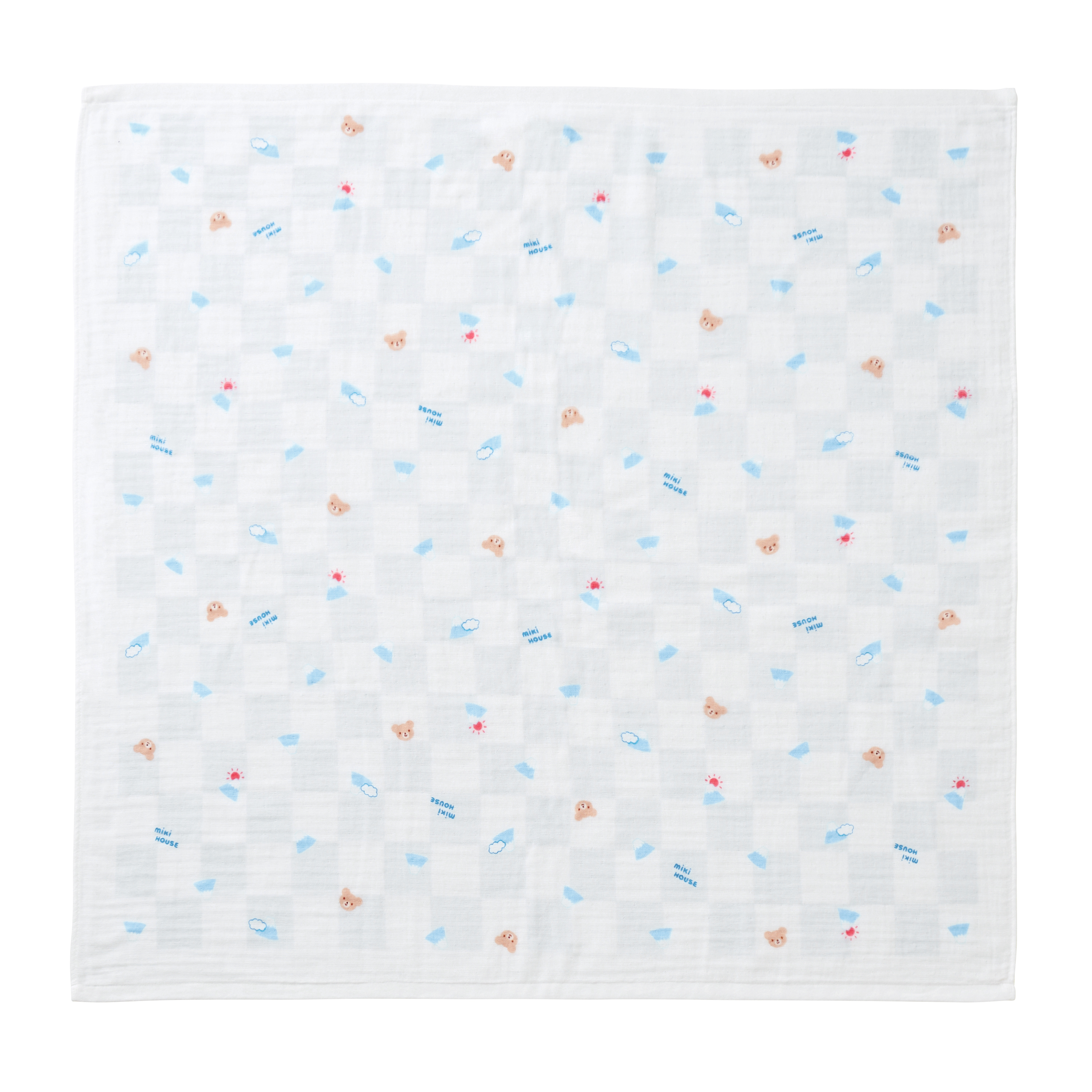 紗布浴巾（今治毛巾）-富士山&熊