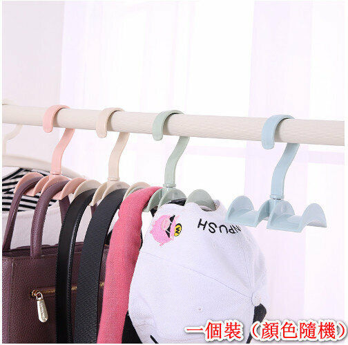 Rotatable wardrobe storage rack (1 piece) (random color)