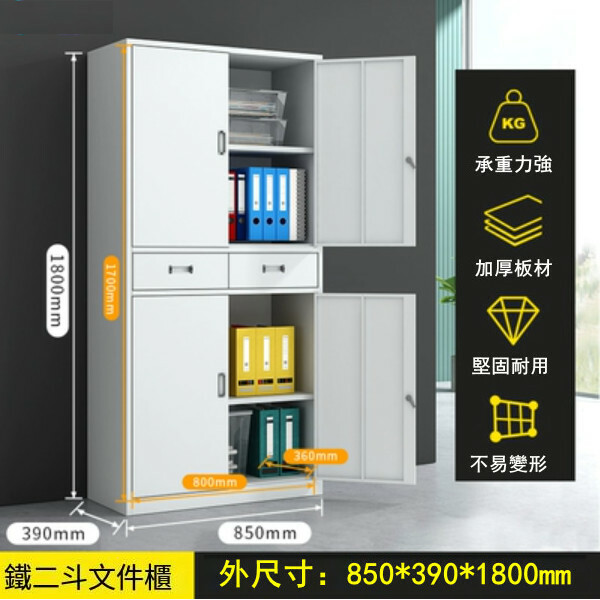 熱推鐵皮櫃 文件櫃 檔案櫃 工具櫃 儲物櫃 (厚度1mm) (10號款)