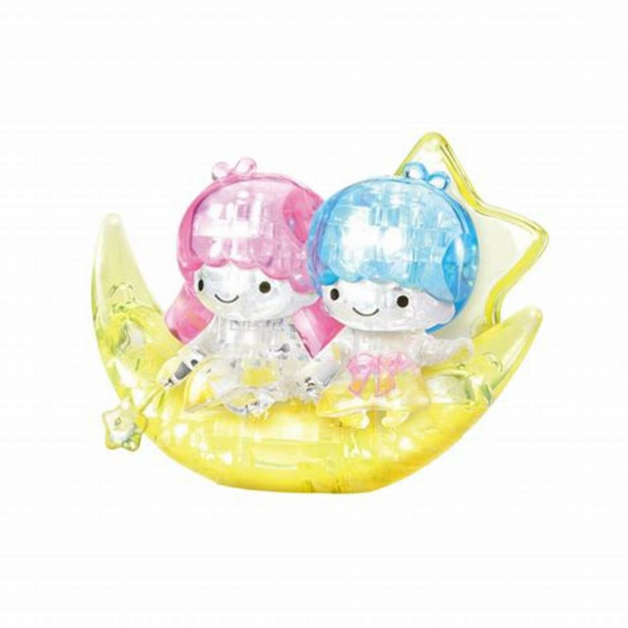 小雙星月亮上 (立體水晶)