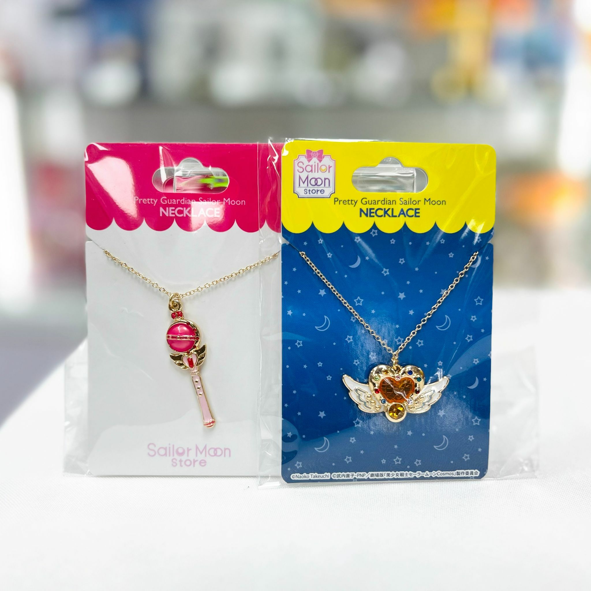 Sailormoon store  Necklace (Moonlight stick / Eternal Moon)