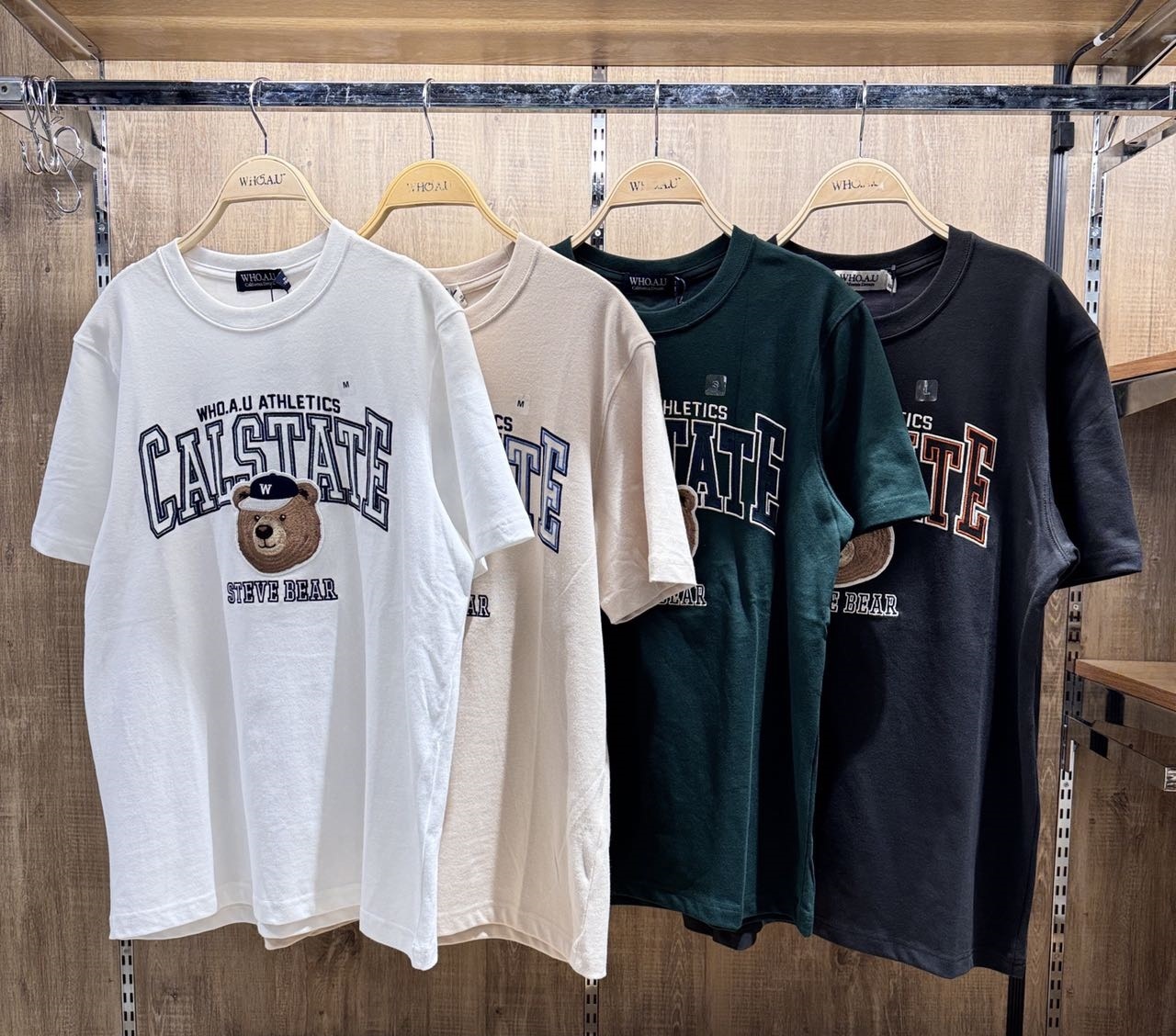 【現貨】WHO.A.U F060558 熊仔男女同款上衣
