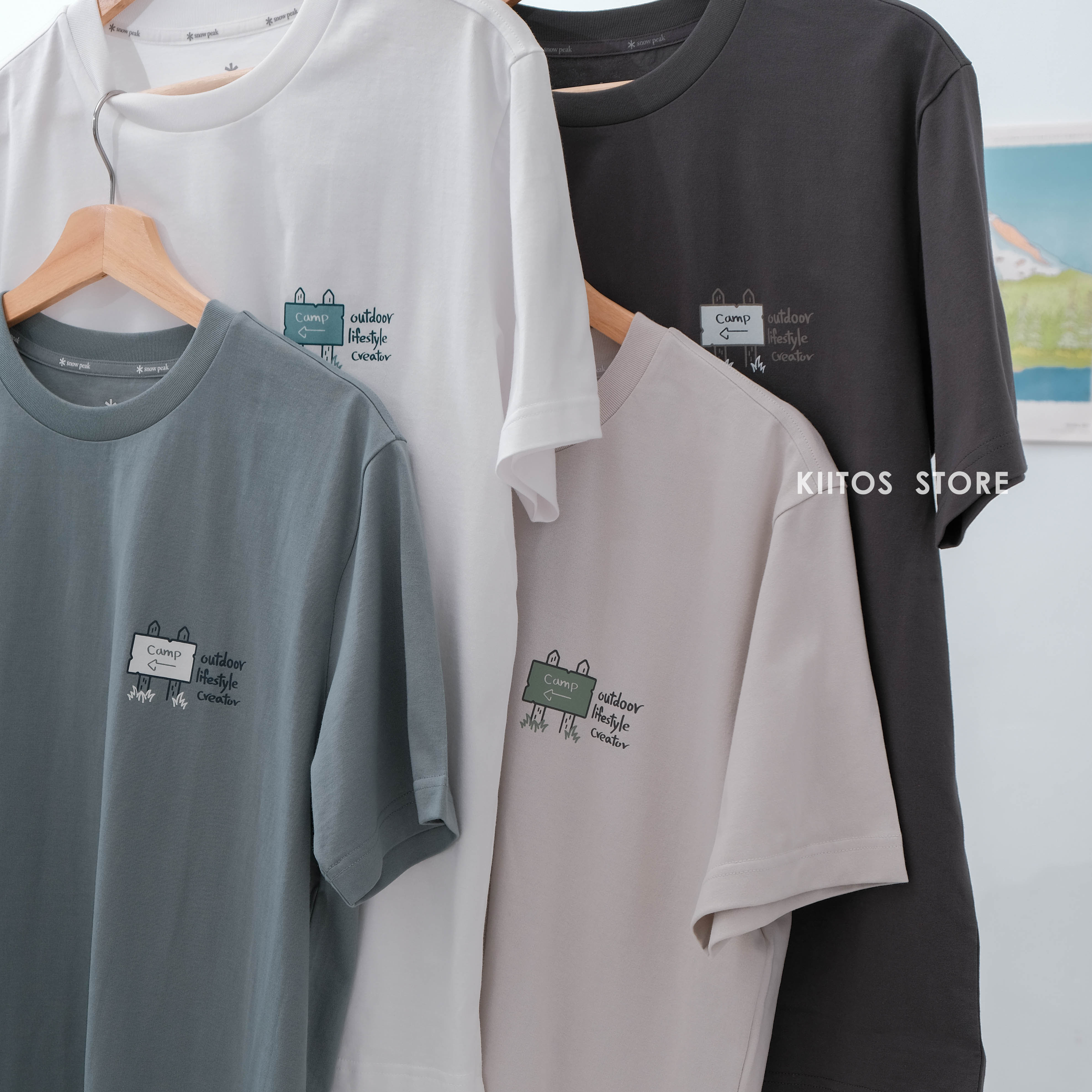 【現貨】Snow Peak Picnic Short Sleeve T-shirts 戶外野餐短ＴS24MUFTS60