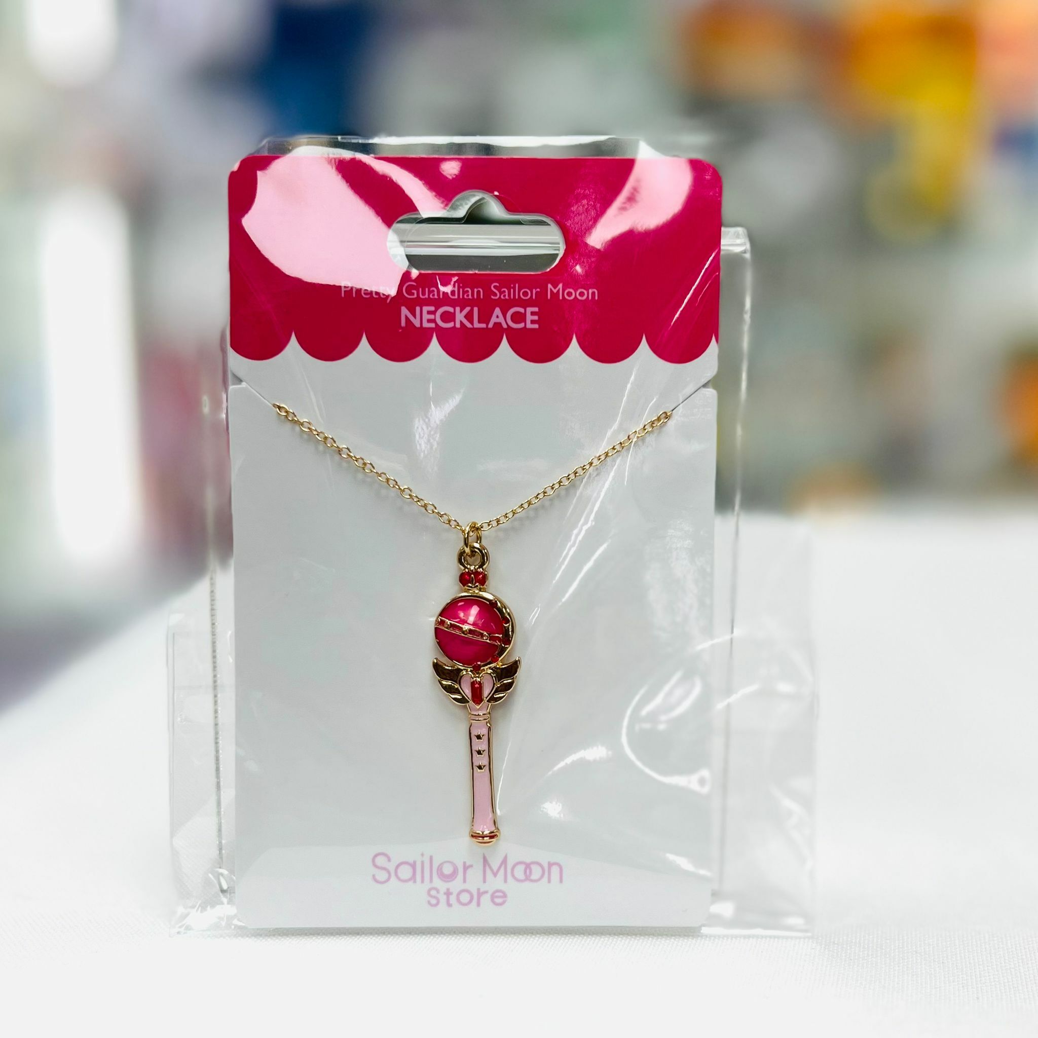 Sailormoon store  Necklace (Moonlight stick / Eternal Moon)