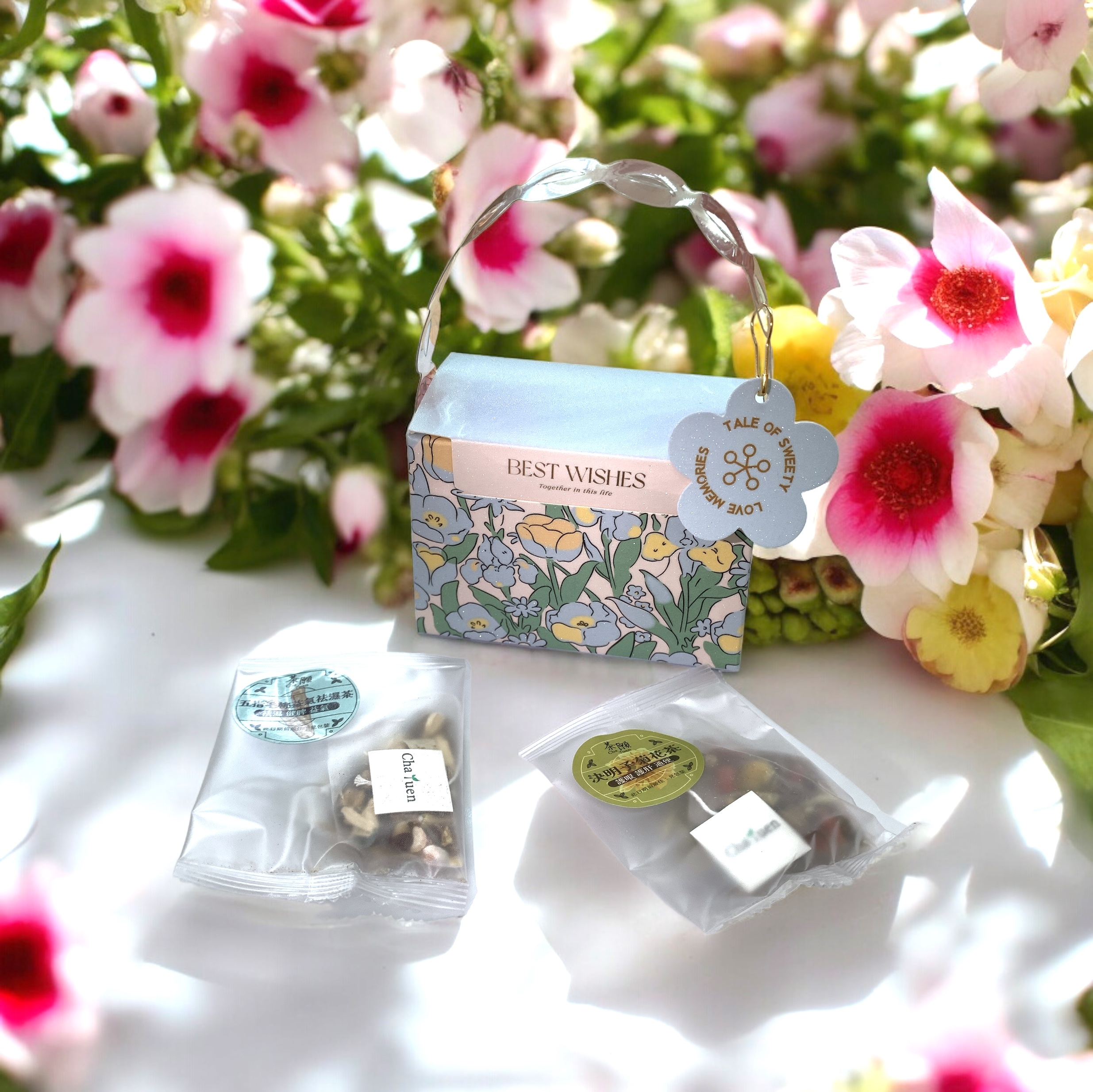 散水茶 禮盒G04 + 2包自選茶包 (15種口味可選)