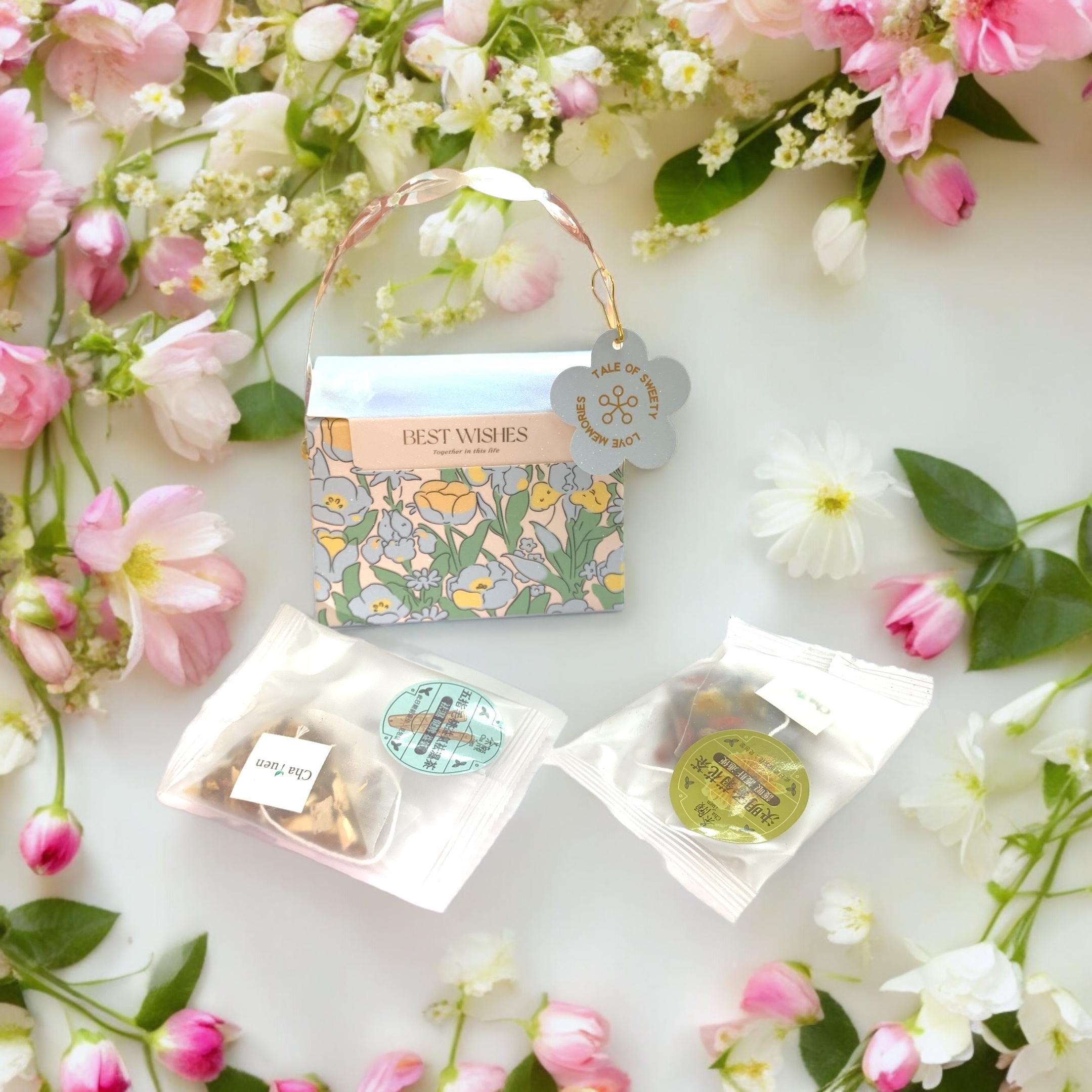 散水茶 禮盒G04 + 2包自選茶包 (15種口味可選)