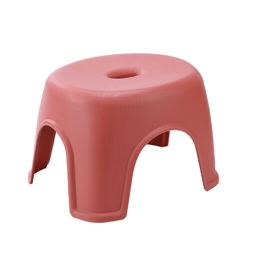 Foot anti-slip padded small low stool "frosted stool large crimson"
