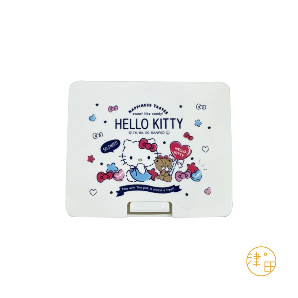 [生活用品] 凱蒂貓 Hello Kitty 造型按壓彈蓋式小物方形收納盒