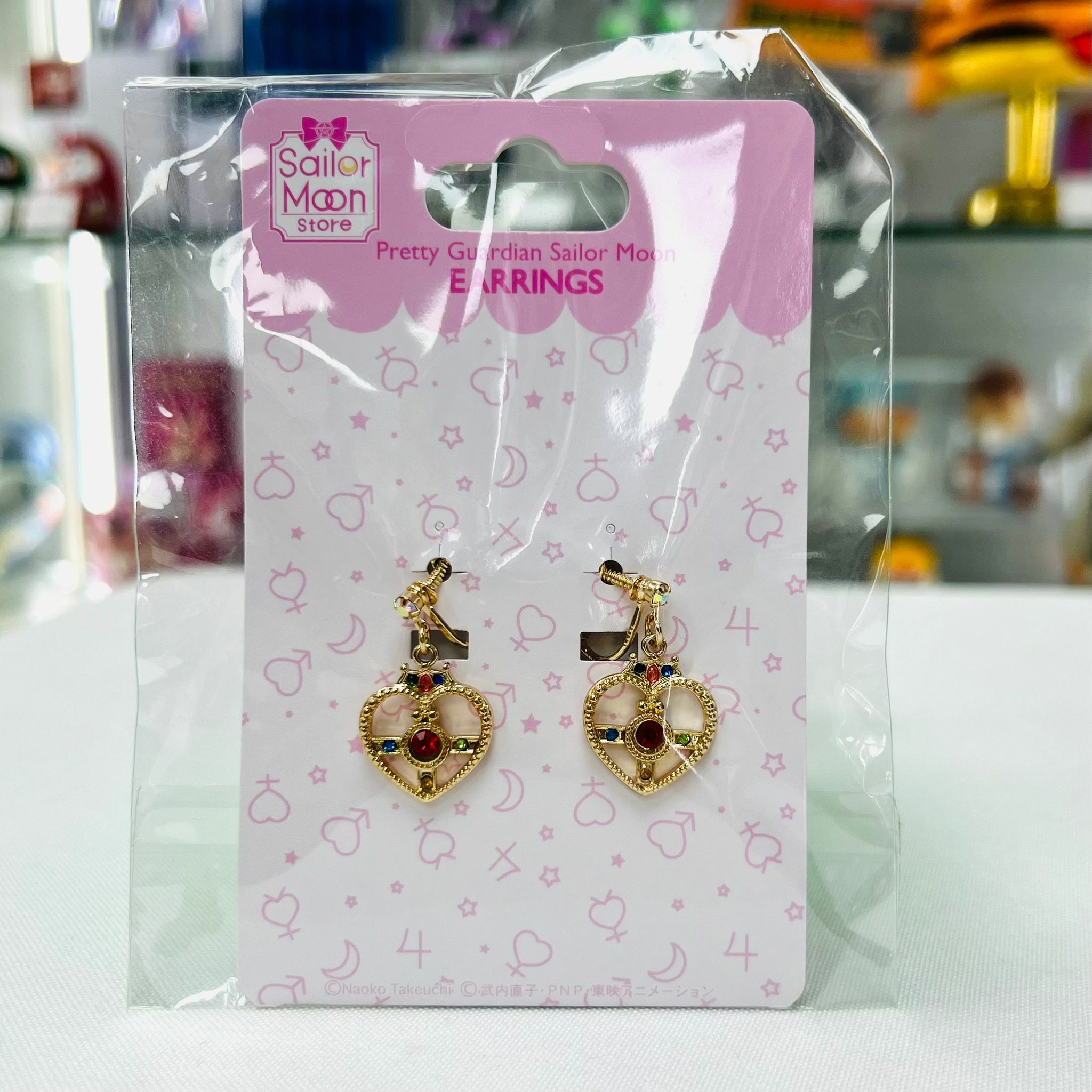 Sailormoon store Earrings (Crisis Moon / Cosmic Heart)