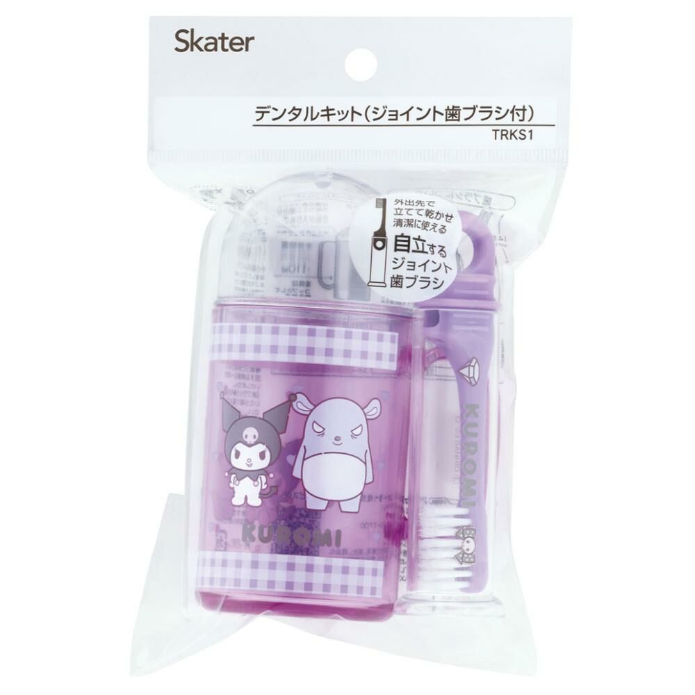 [生活用品] 庫洛米 Kuromi 牙刷&漱口杯組