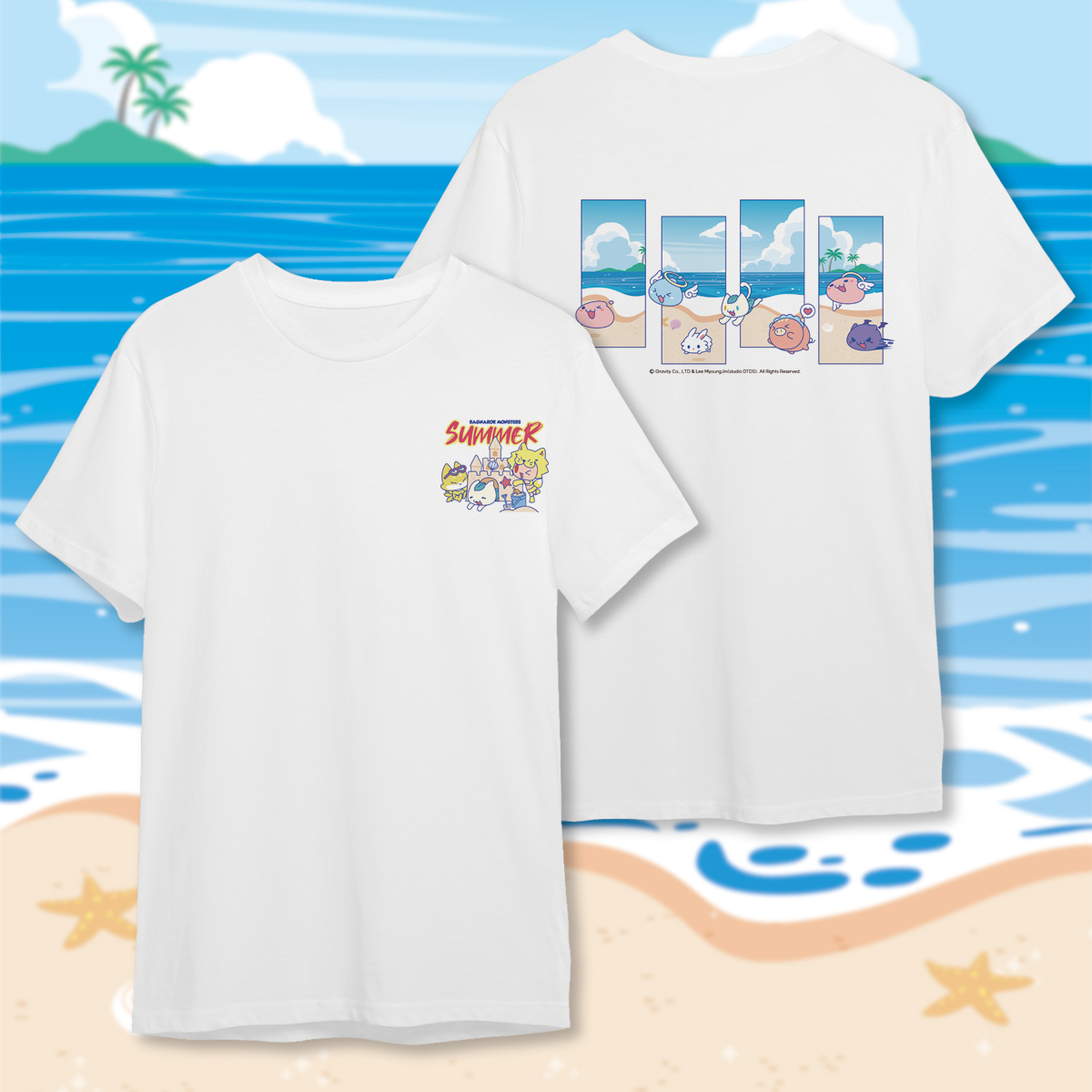 《RO仙境傳說》 海灘追逐 T-shirt