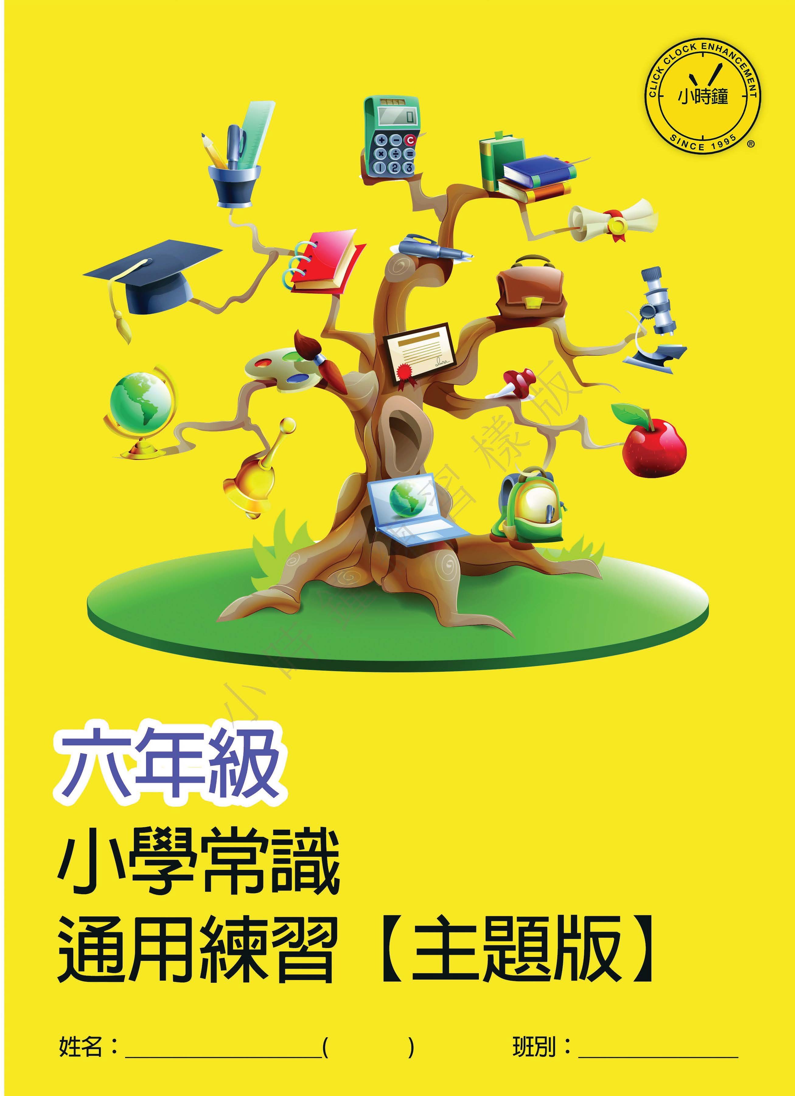 (PG C11)  P6 小學 常識 通用練習 - 主題版 (中文版本)