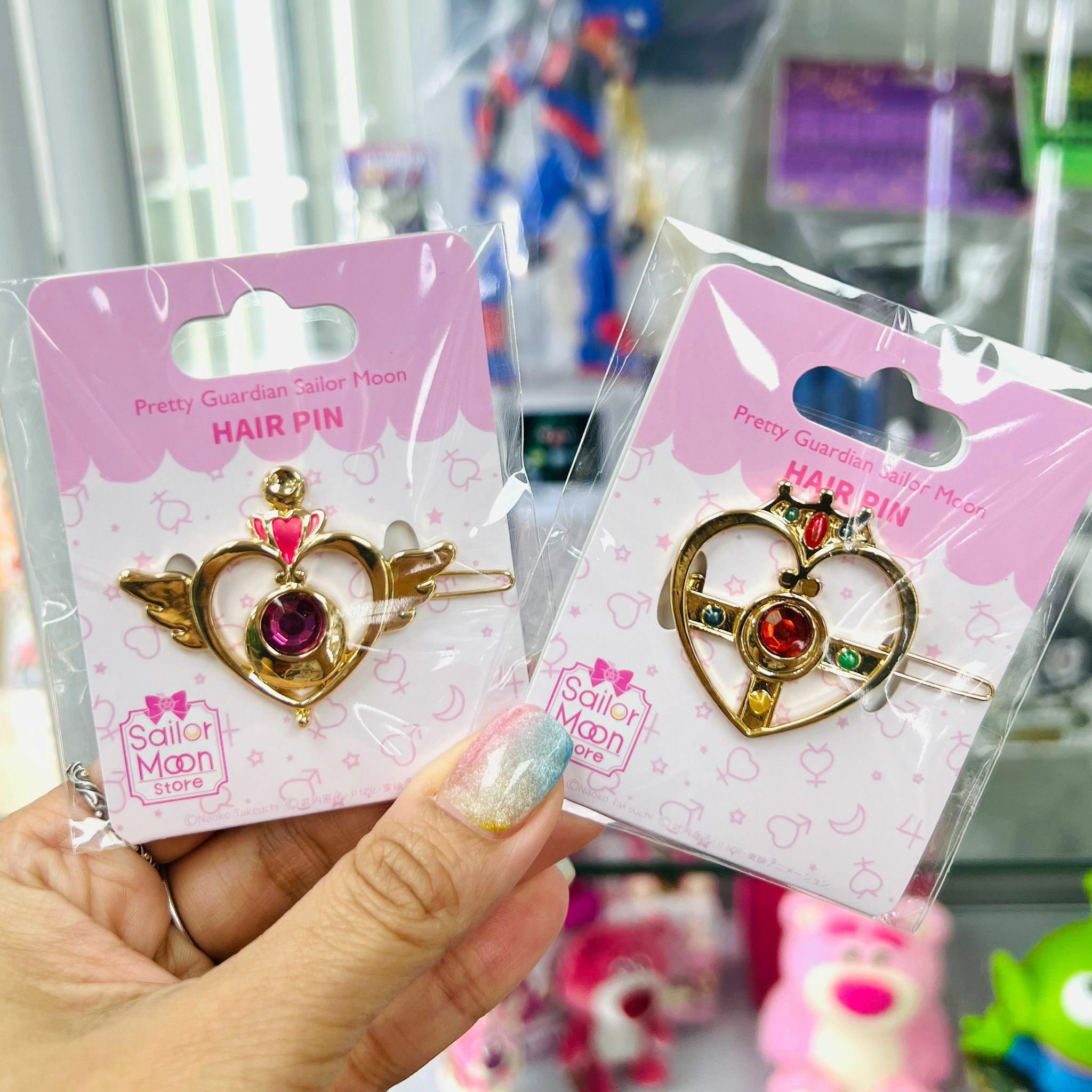 Sailormoon store Hair Pin (Crisis Moon / Cosmic Heart)