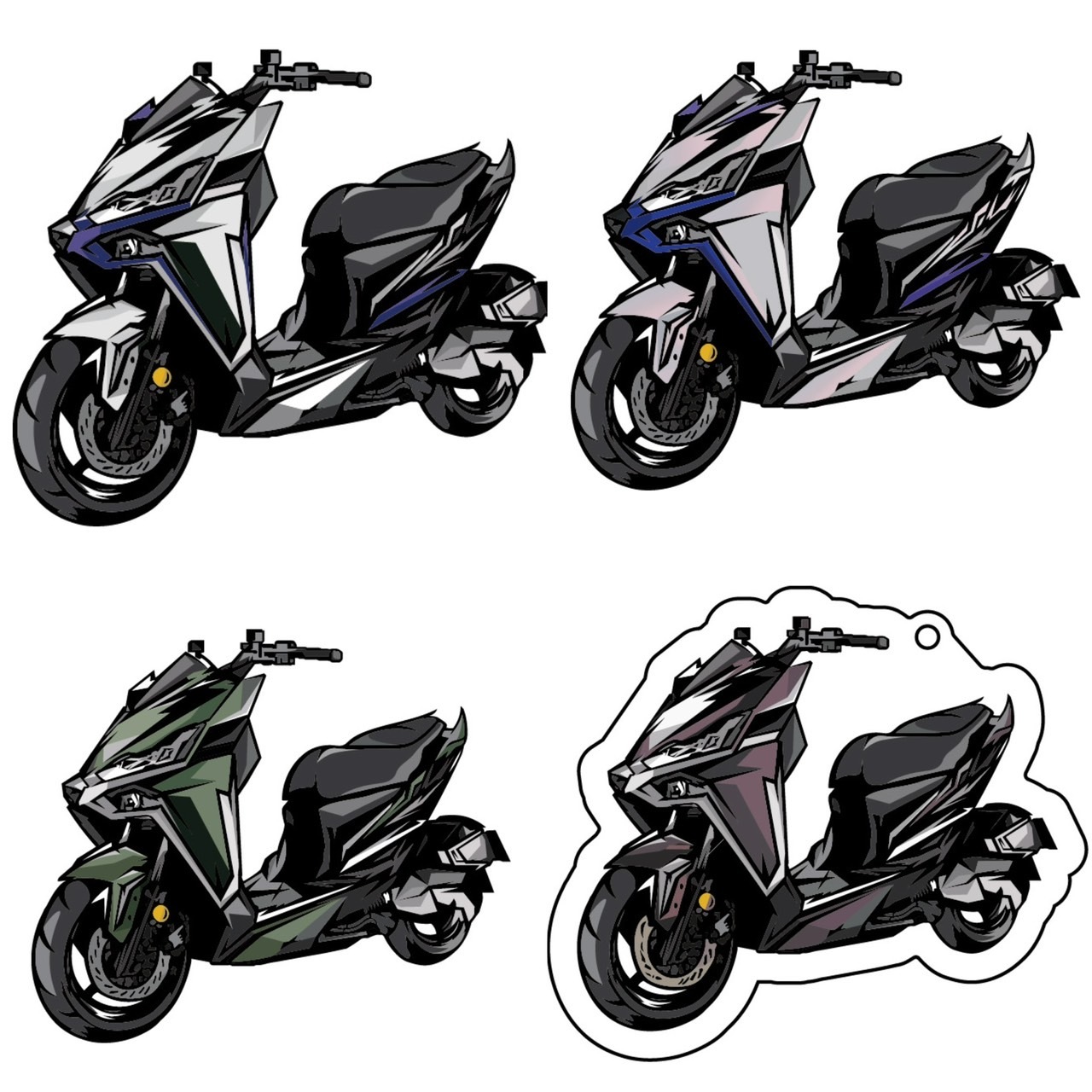 台灣靈獸 DRGBT DRG2.0 壓克力鑰匙圈