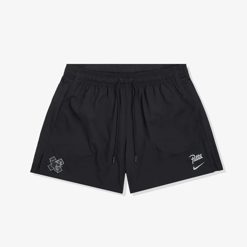 <連線代購商品>聯名款 NIKE x PATTA Running SHORT 反光 休閒短褲 慢跑短褲 訓練褲 海灘褲【FJ3064-010】