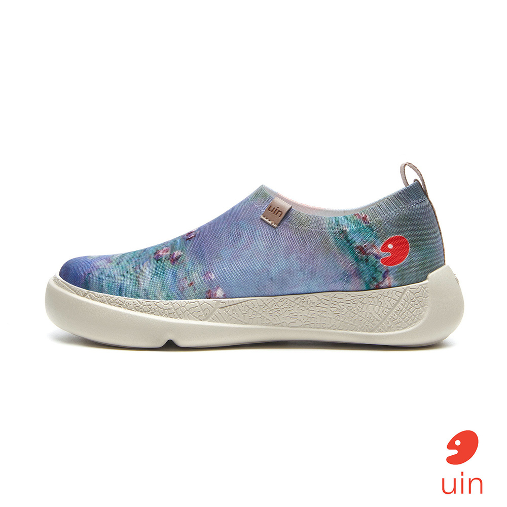 【 Uin 】西班牙原創設計 | 莫奈-睡蓮 托萊多12 女鞋 彩繪鞋 休閒鞋 懶人鞋