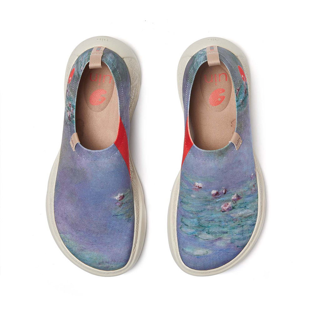 【 Uin 】西班牙原創設計 | 莫奈-睡蓮 托萊多12 女鞋 彩繪鞋 休閒鞋 懶人鞋