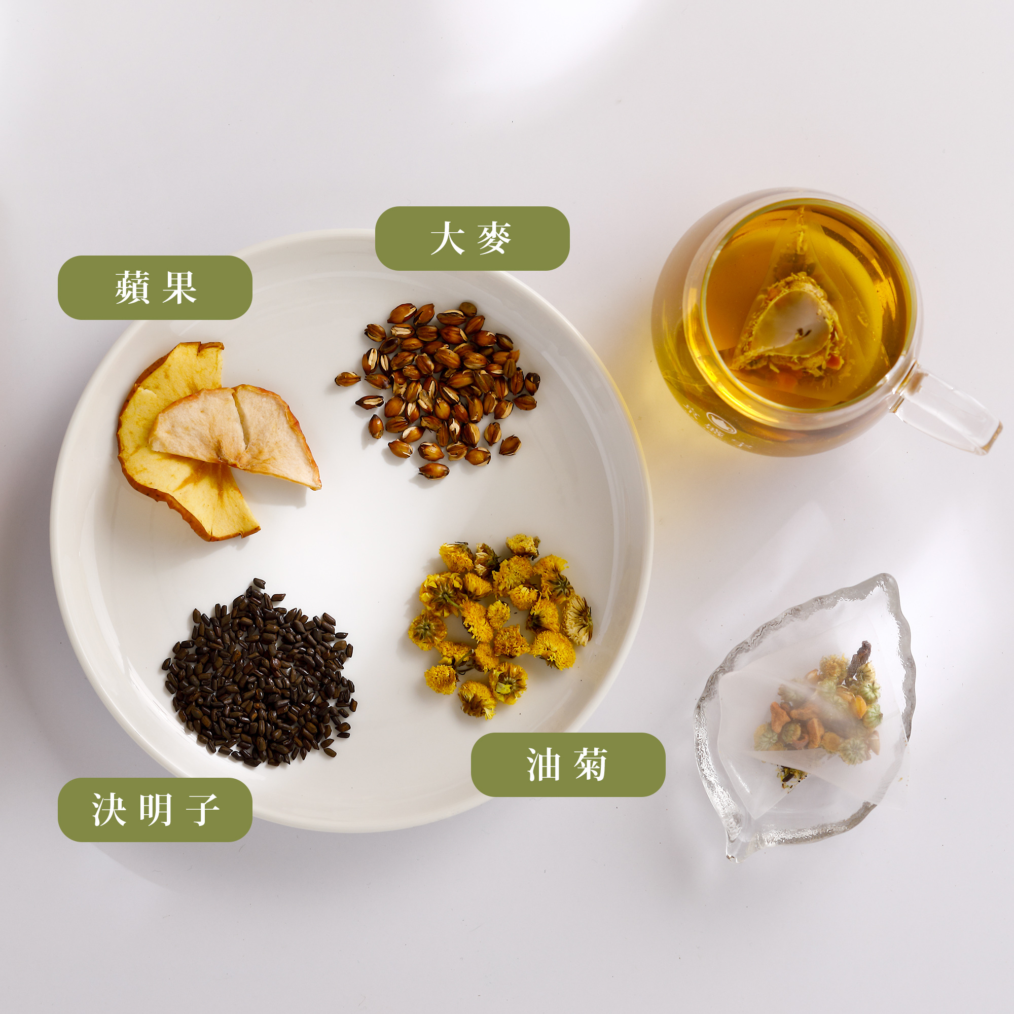 舒緩-油菊與大麥｜無咖啡因茶-10入茶包