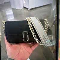 [S] MARC JACOBS H967L03FA22-001 THE J MARC MINI SHOULDER BAG,BLACK, 196611005319 (SMJ341)