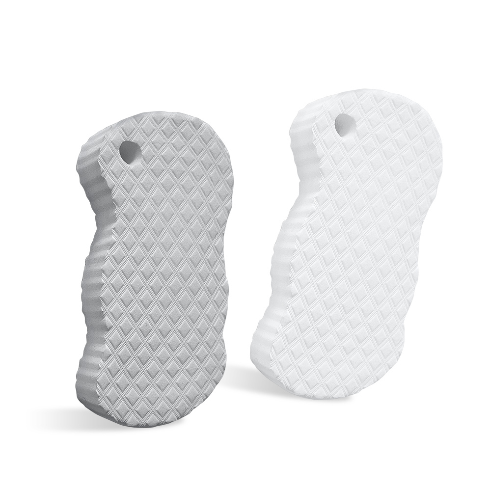 O'Pretty 歐沛媞 3D魚鱗搓澡神器海綿2入組-多色