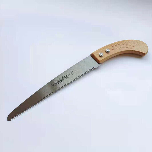 Household tool multi-function knife [Lourdes nosuke wooden handle fruit tree saw]