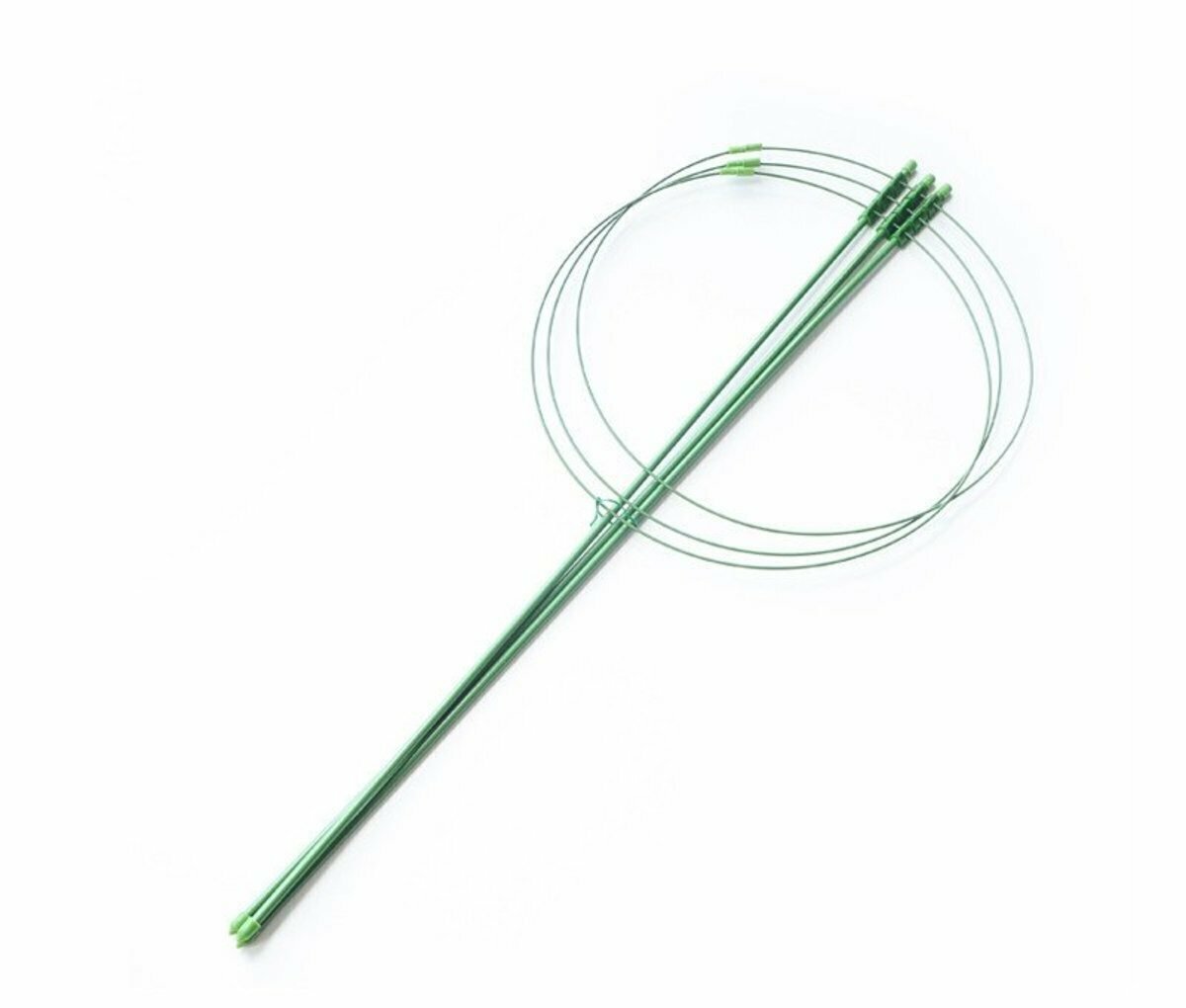 Potted plant pothos fixing iron ring (adjustable type 3 rod 3 circles/circle 22cm) (height 60cm)
