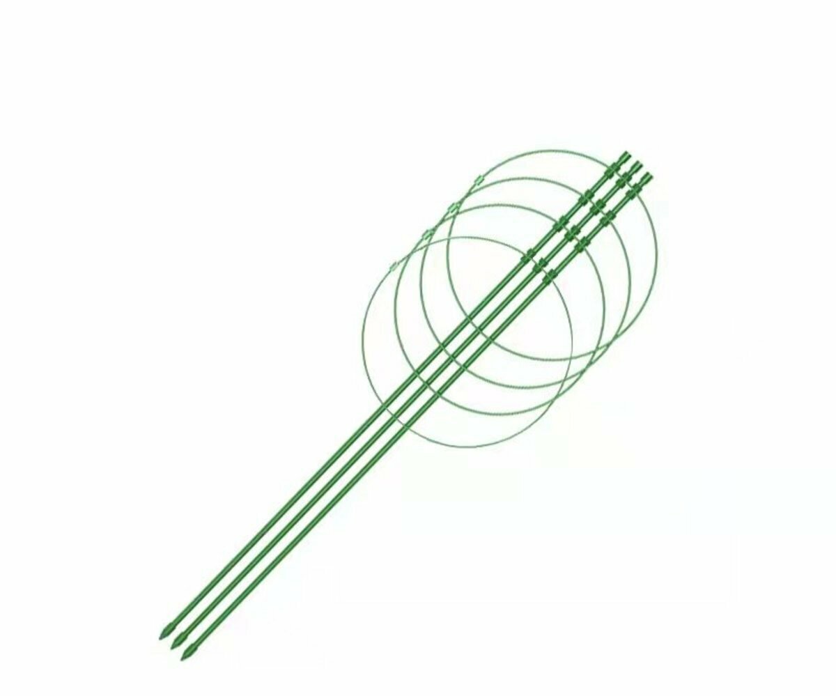 Potted plant pothos fixed iron ring (adjustable type 3 rod 4 circles/circle 28cm) (height 90cm)