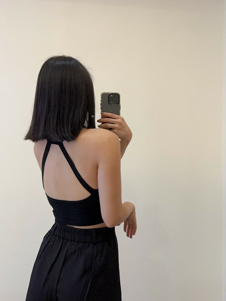 性感美背的辣妹削肩（bratop）（現貨）