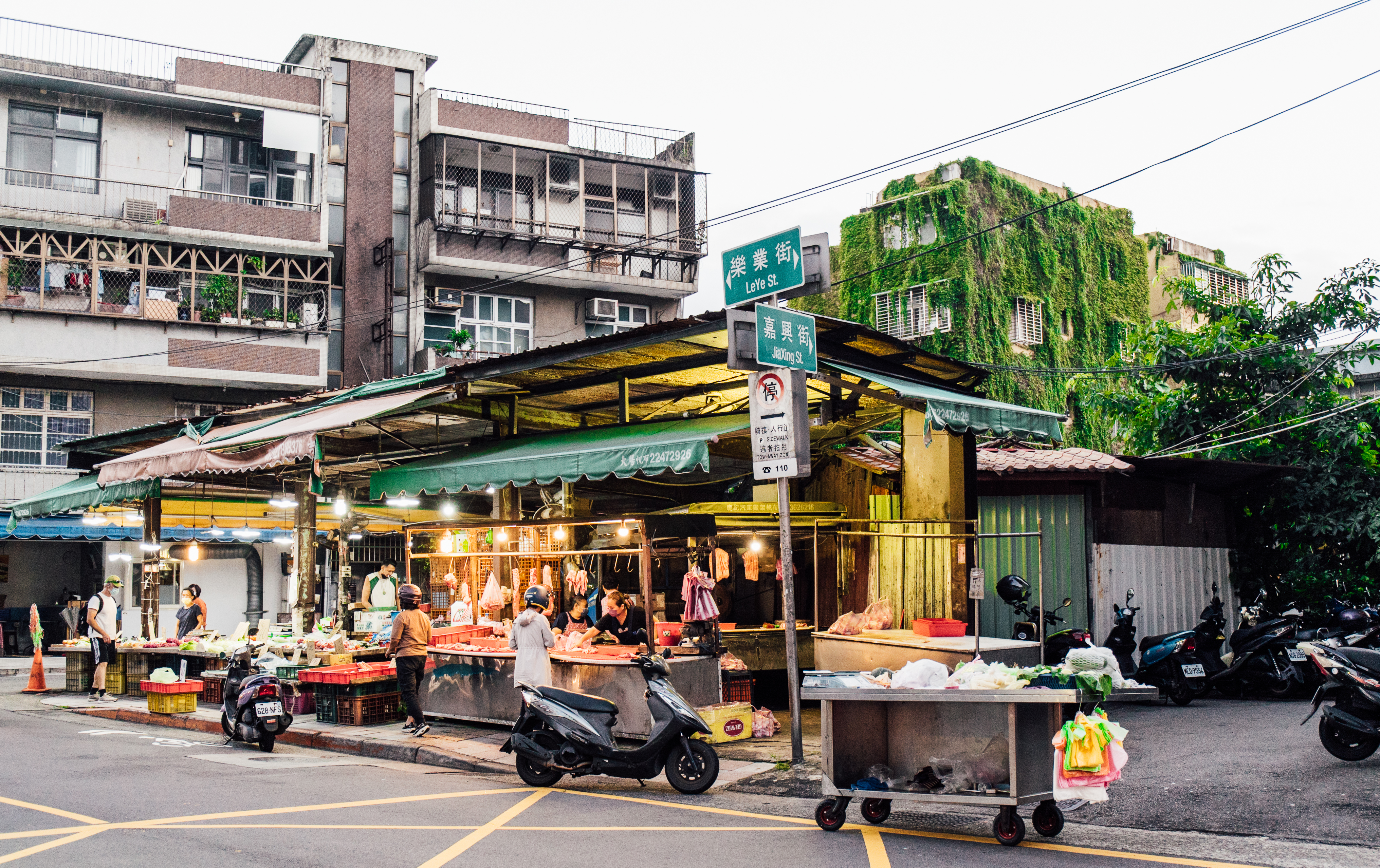 嘉興街上  樂業街口 （2022）