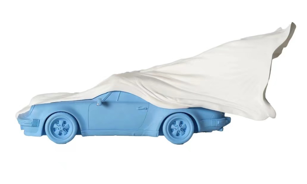 Daniel Arsham Veiled Porsche Figure （Edition of 500）Blue