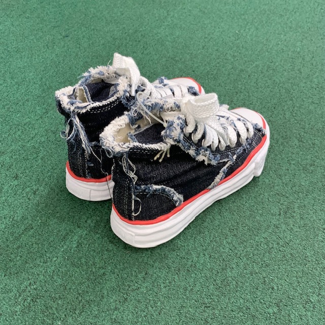 ⏱️限時優惠LIMITED TIME SALE : MAISON MIHARA YASUHIRO MMY INDIGO DENIM HI-TOP SNEAKER - SIZE 39 IN STOCK NOW (現貨發售中)