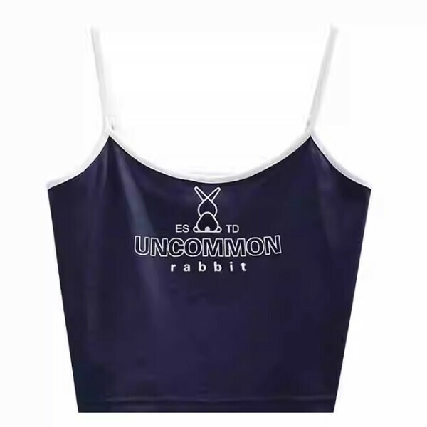 熱推小兔印花吊帶(藏青色）（S/M/L碼，下單後請與客服聯繫發貨尺碼）