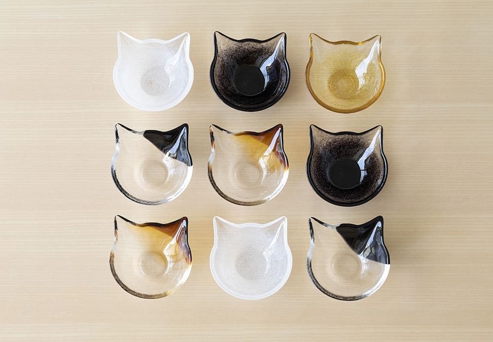 日本ADERIA 手作貓咪碗 五款花色任選/1入