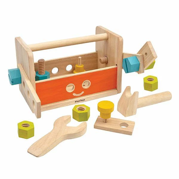 《  PLAN TOYS 》木製  小工匠工具組
