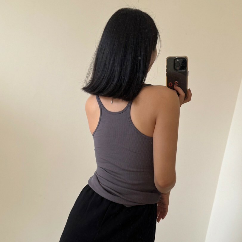 質感小挖肩長版（bratop）（現貨）