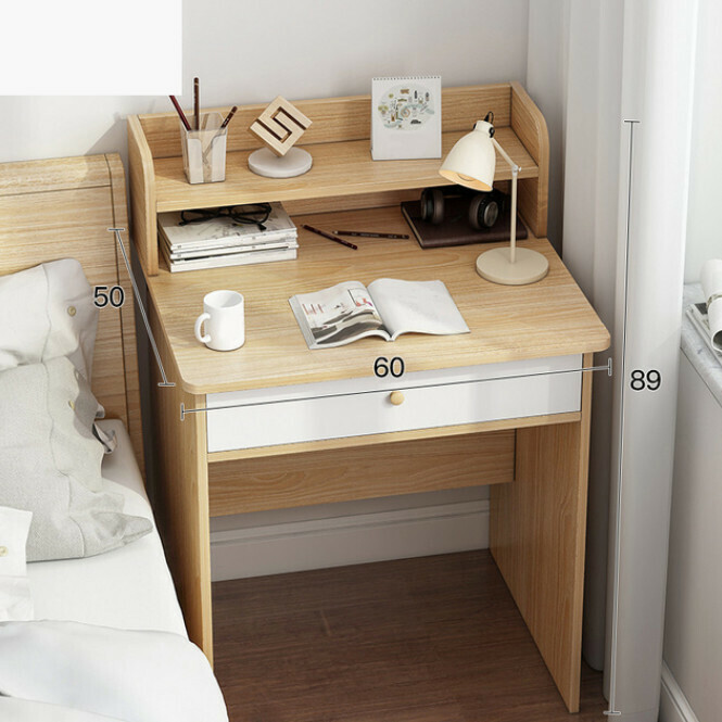 Hot recommended small desk apartment furniture multifunctional simple narrow table for bedroom (50x60x89cm)