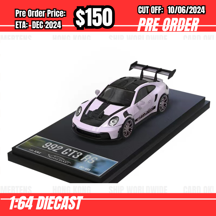 PO-$150 * Time Micro * 1:64 992 GT3 RS Meissen Blue [OD05/06]