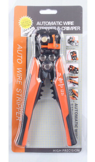 Multifunctional wire stripper cable scissors [orange handle * automatic wire stripper *0.2-6.0*210*PC*150* metric]