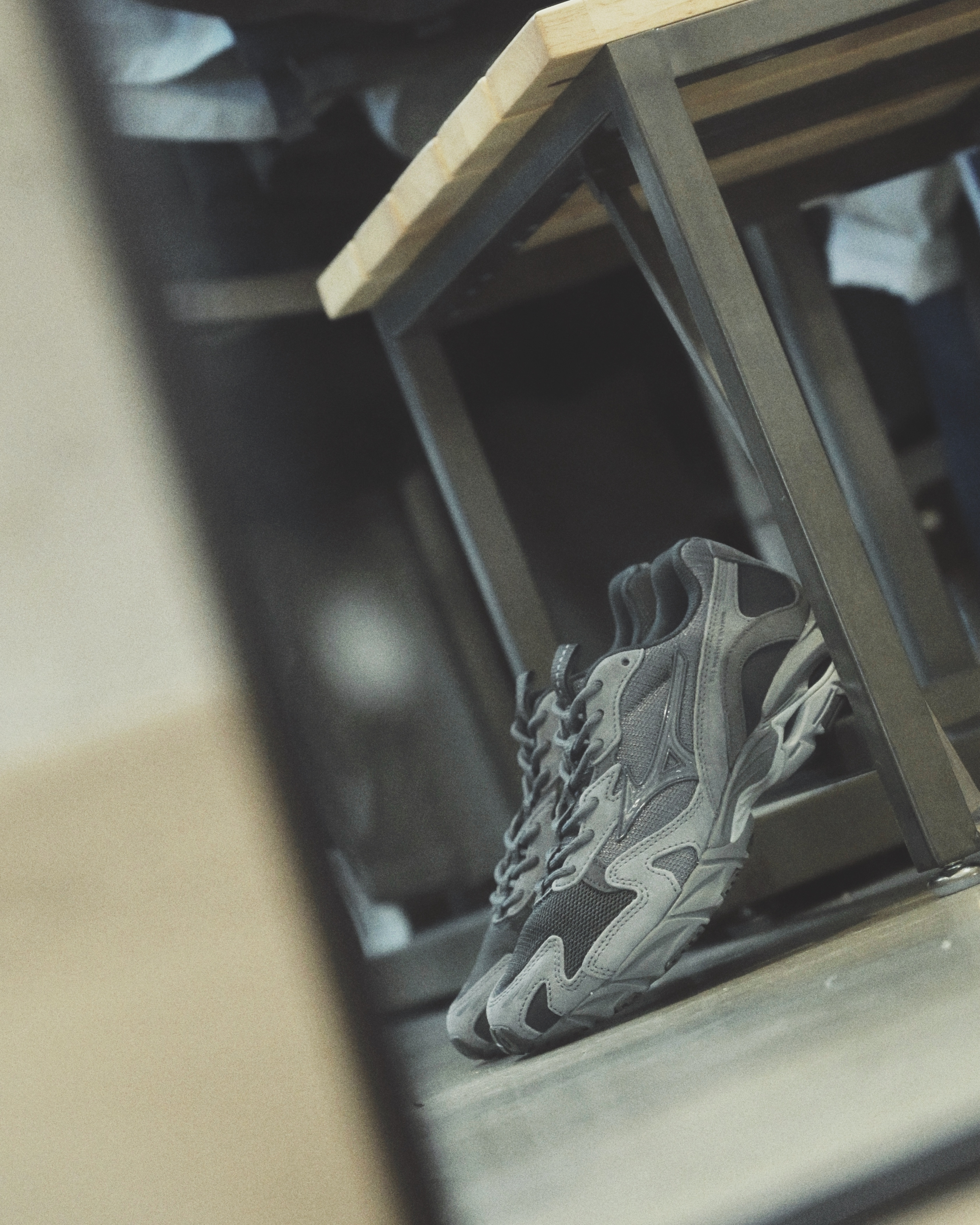 Slow Steady Club x Mizuno Sportstyle Wave Rider 10 Grey