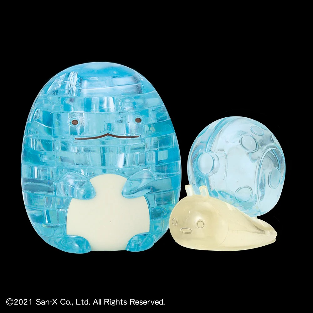 東影與二雪蝸牛 (立體水晶)