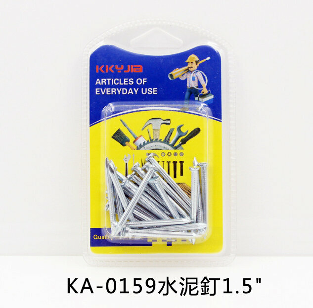 新款五金配件水泥釘（粗款水泥釘 長40mm，直徑3.1mm）