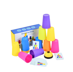 【健智遊戲】彩色疊疊杯挑戰二人賽