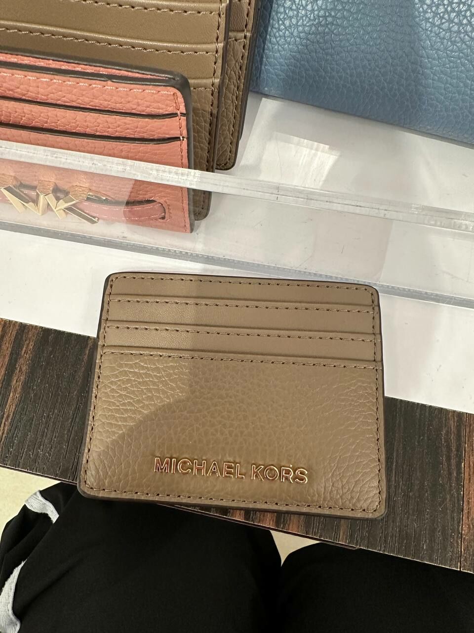 [S] MICHAEL KORS 35R4GTVD9L JET SET TRAVEL LARGE CARD HOLDER LEATHER,DUSK, 196237484932 (SMK936)