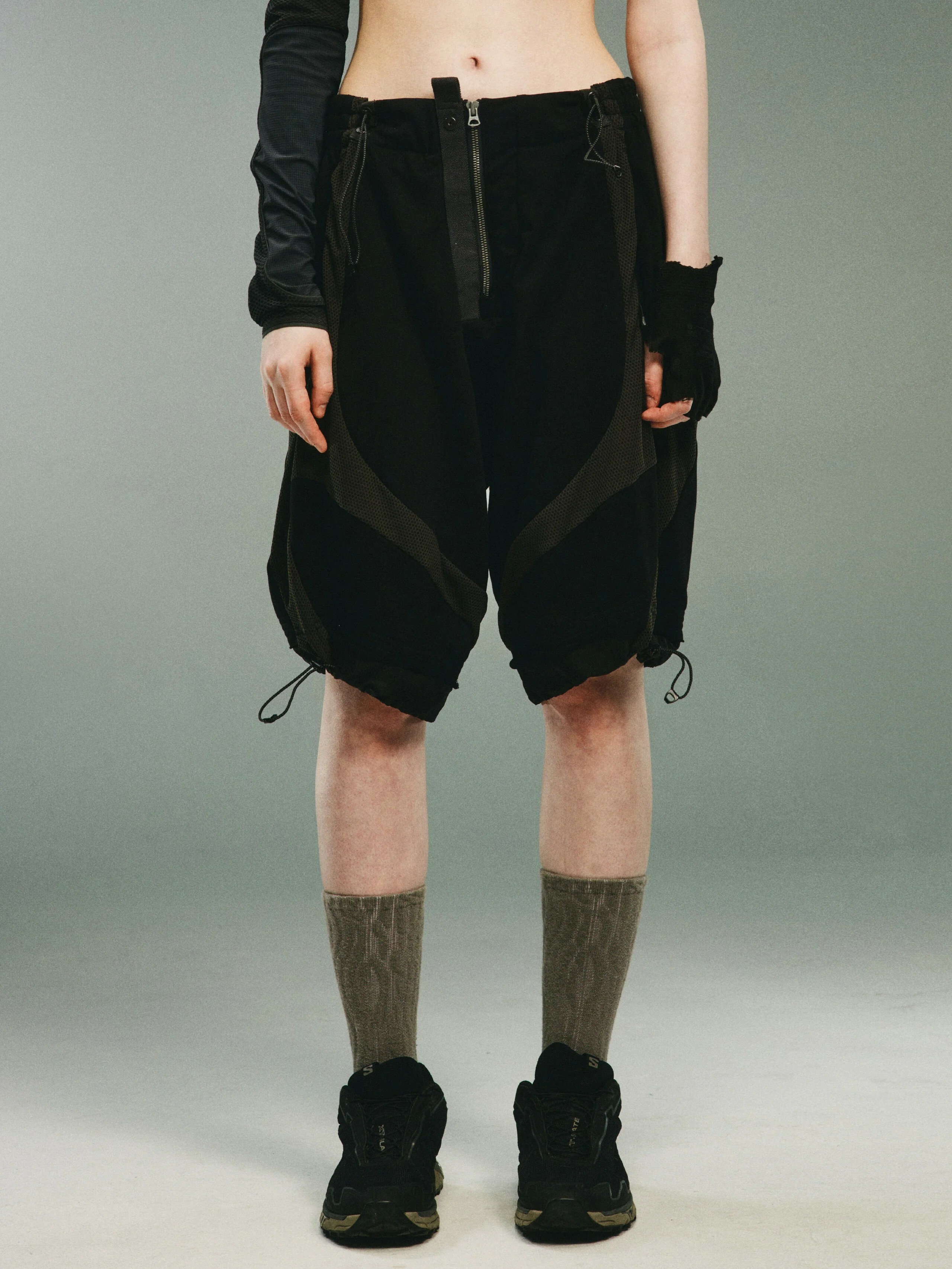 【Focus Store】現貨 Hamcus SS24 DUSZEN AS / INTERSTELLAR BOUNTY HUNTER SHORTS 短褲 黑色 UM01324-1 BK