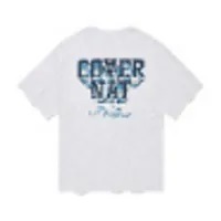 [S] COVERNAT CHECKERBOARD PLAY T-SHIRT,HEATHER GREY, CO2402ST28HG (SCN28)